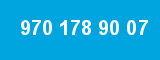 970 178 90 07 970 178 90 07